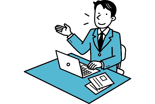 手続き代行のイラスト