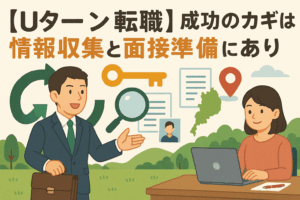【Uターン転職】成功のカギは情報収集と面接準備にあり｜滋賀県実例つき